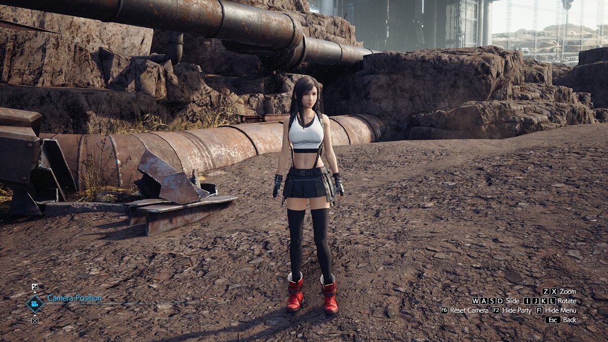 Final Fantasy VII Remake — Tifa without gloves