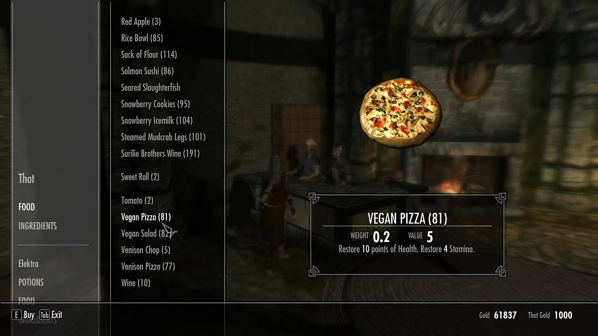 The Elder Scrolls 5: Skyrim Legendary Edition — Pizzeria Tota