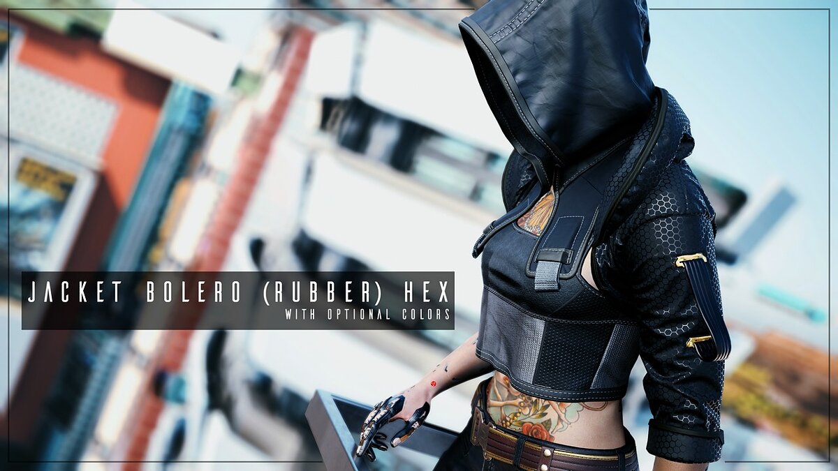 Cyberpunk 2077 — Rubberized bolero jacket