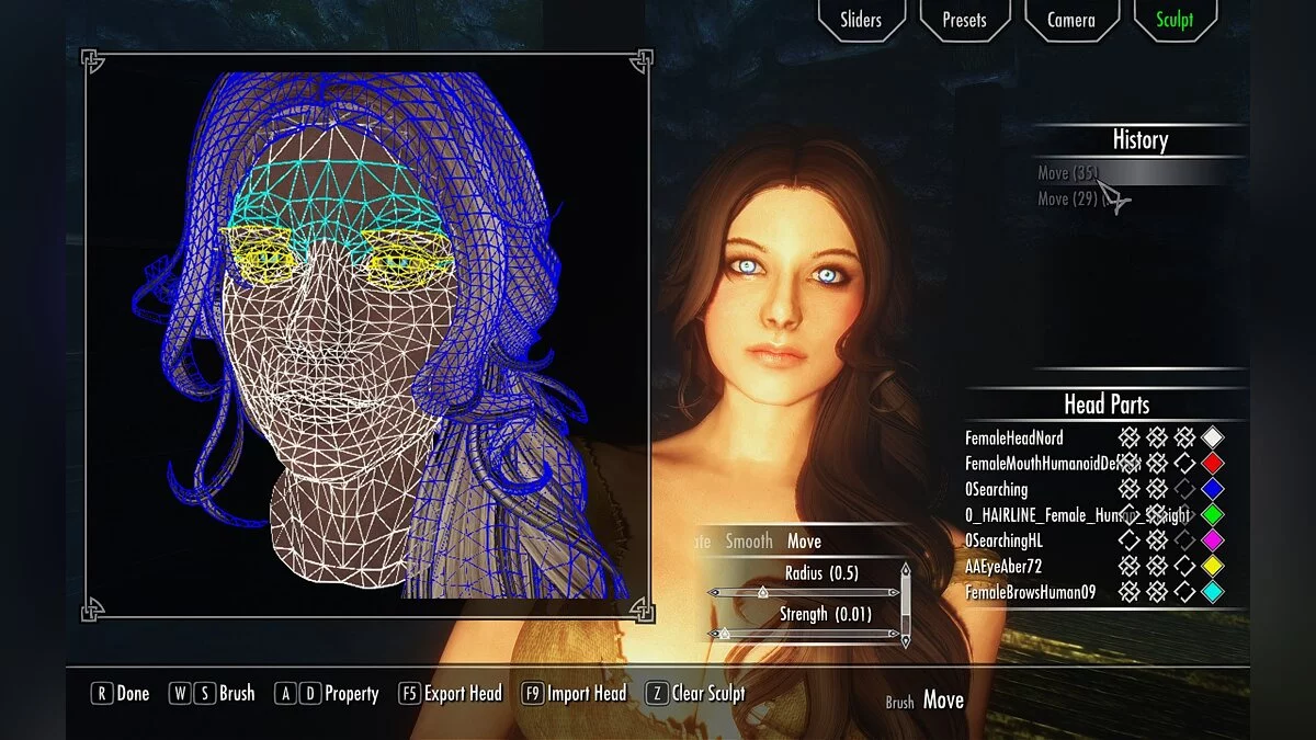 The Elder Scrolls 5: Skyrim Legendary Edition — RaceMenu - character editor