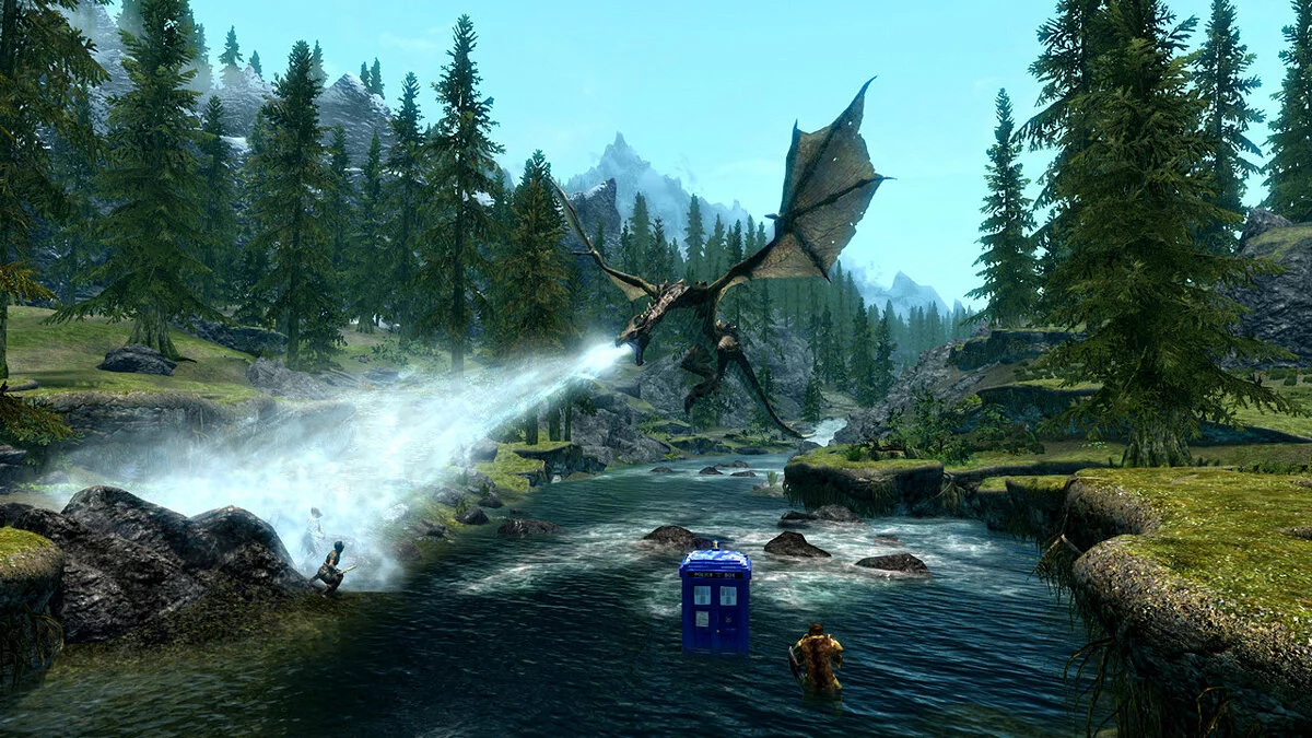 The Elder Scrolls 5: Skyrim Legendary Edition — agua realista