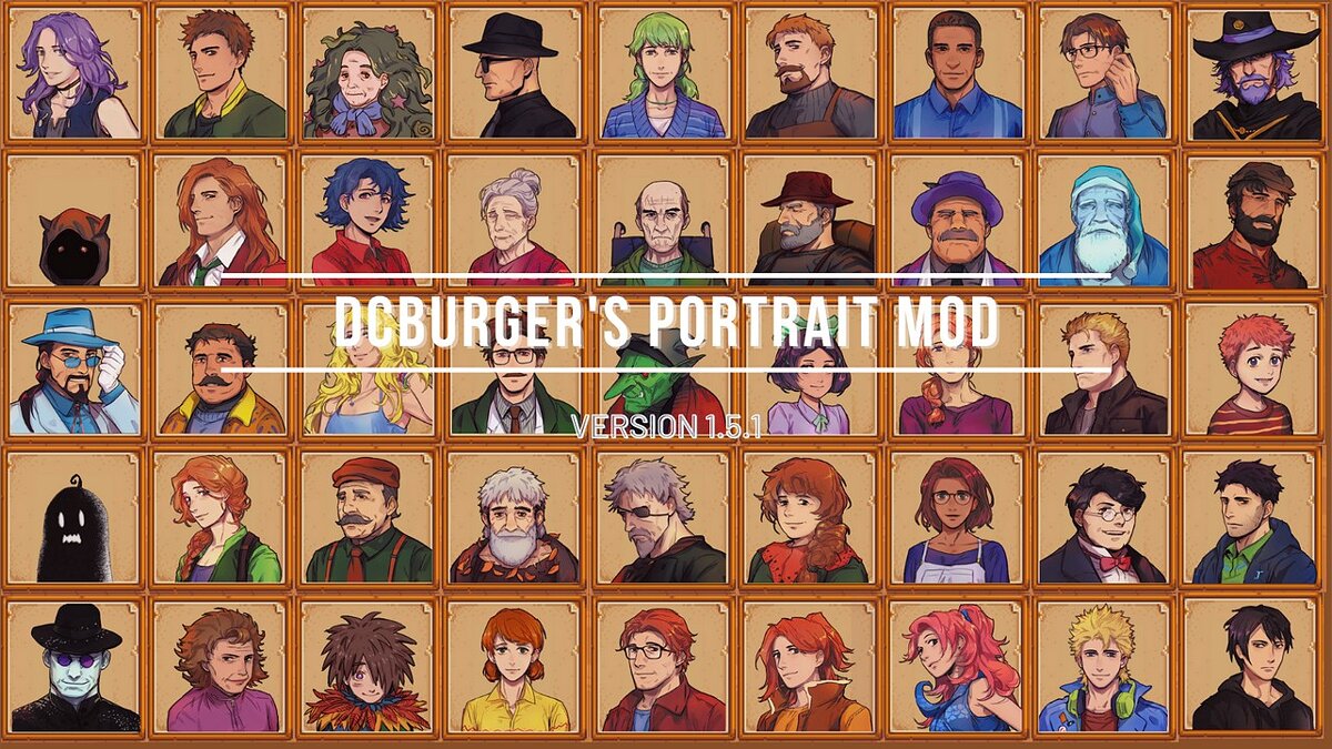 Stardew Valley — High resolution portraits