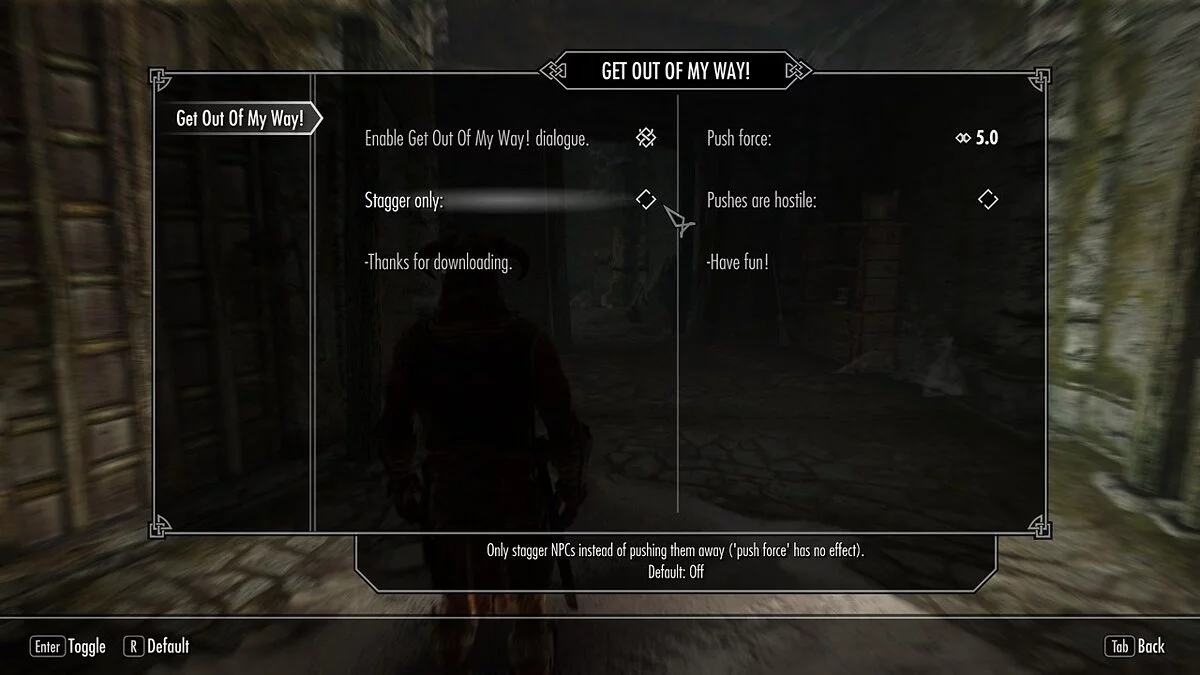 Elder Scrolls 5: Skyrim Special Edition — Забирайся з мого шляху - штовхай NPC