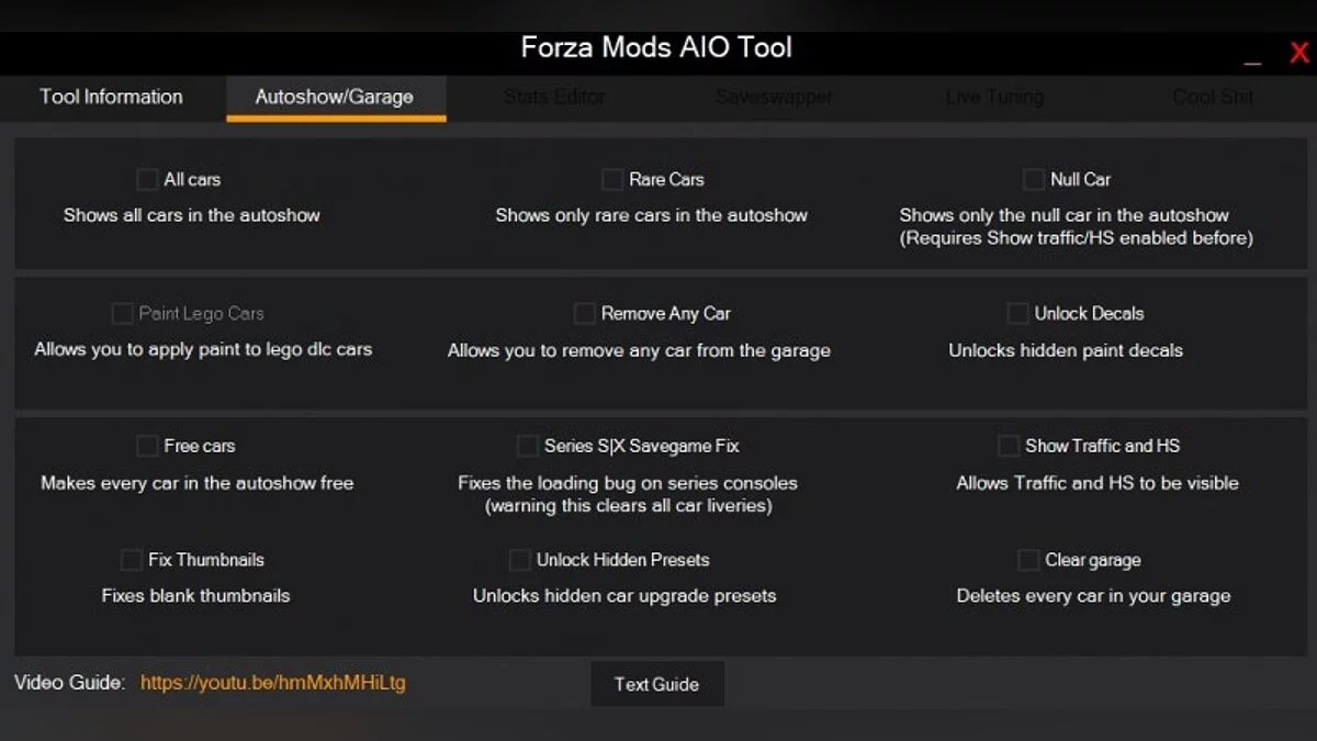 Forza Horizon 5 — Cheat Mod - Herramientas AIO de Forza Mods [0.0.0.26]