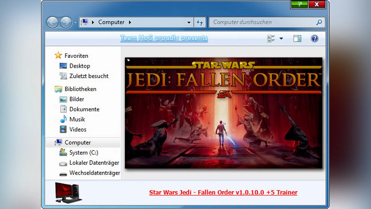 Star Wars Jedi: Fallen Order — Trainer (+5) [1.0.10]