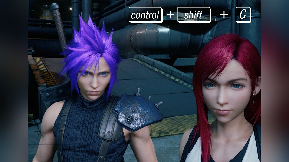 Final Fantasy VII Remake — Hair and Eye Customization Kit