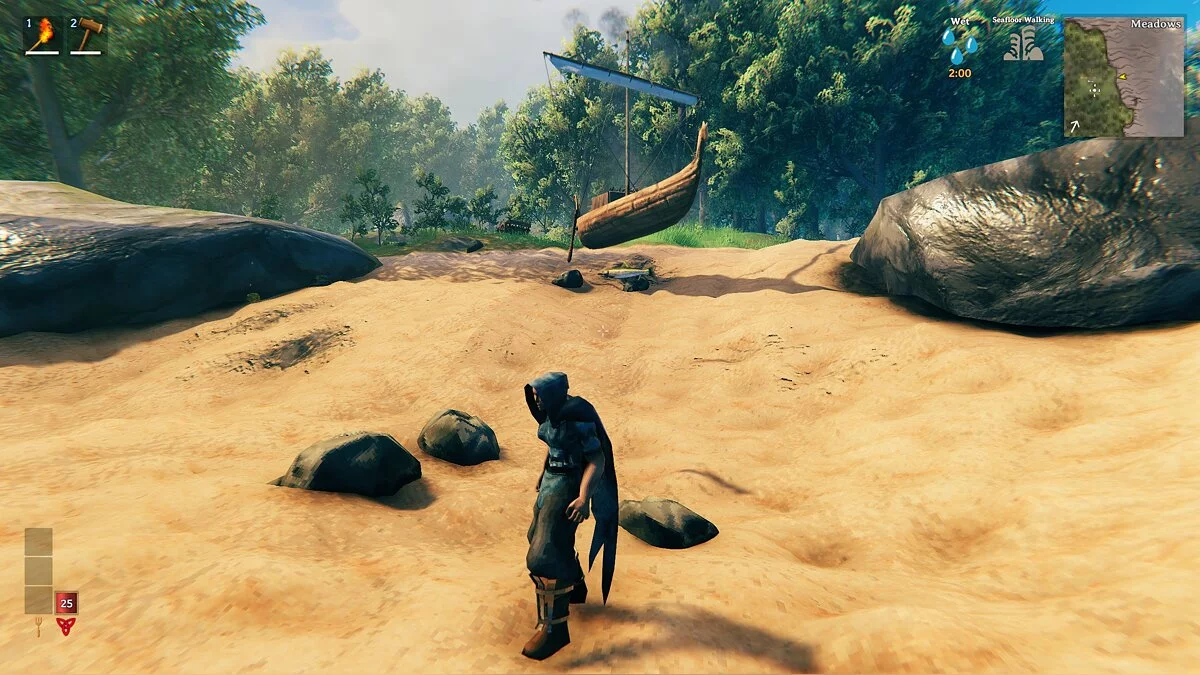 Valheim — Ботинки для ходьбы по морскому дну