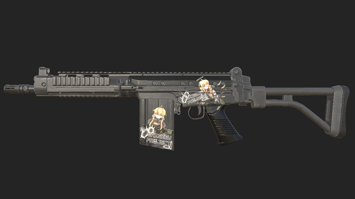 Ready or Not — New anime skin for the SA-58 rifle