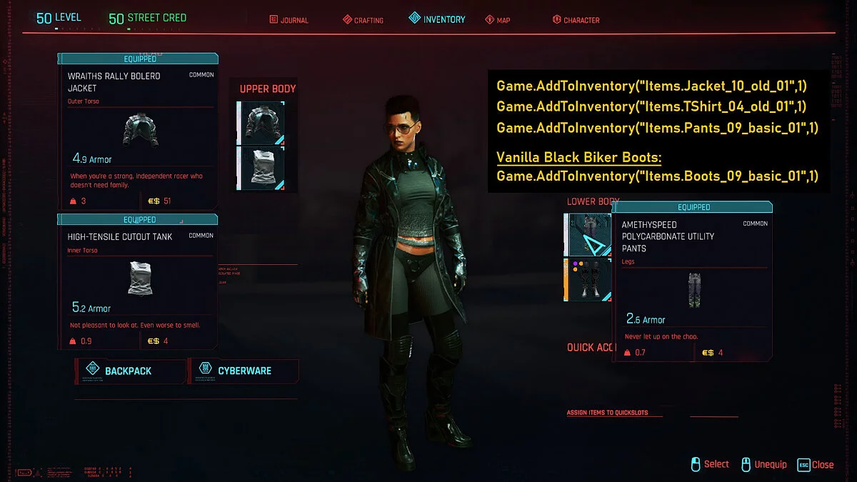 Cyberpunk 2077 — Костюм «Бегущий по лезвию»