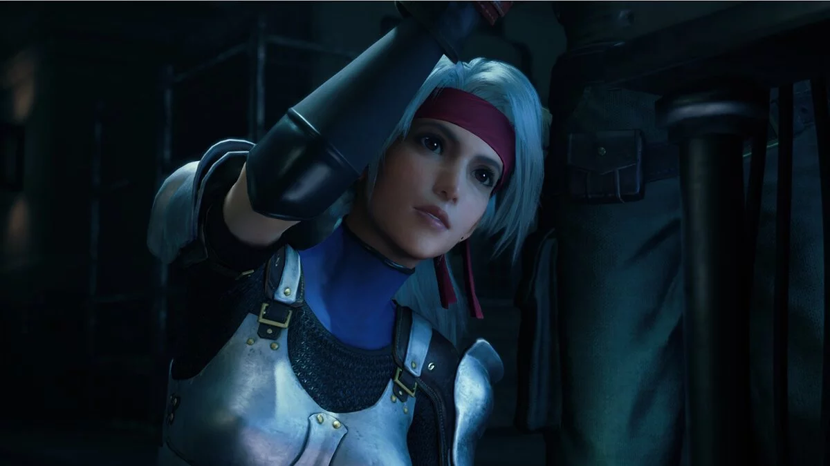 Final Fantasy VII Remake — Новый цвет волос и глаз Avalanche