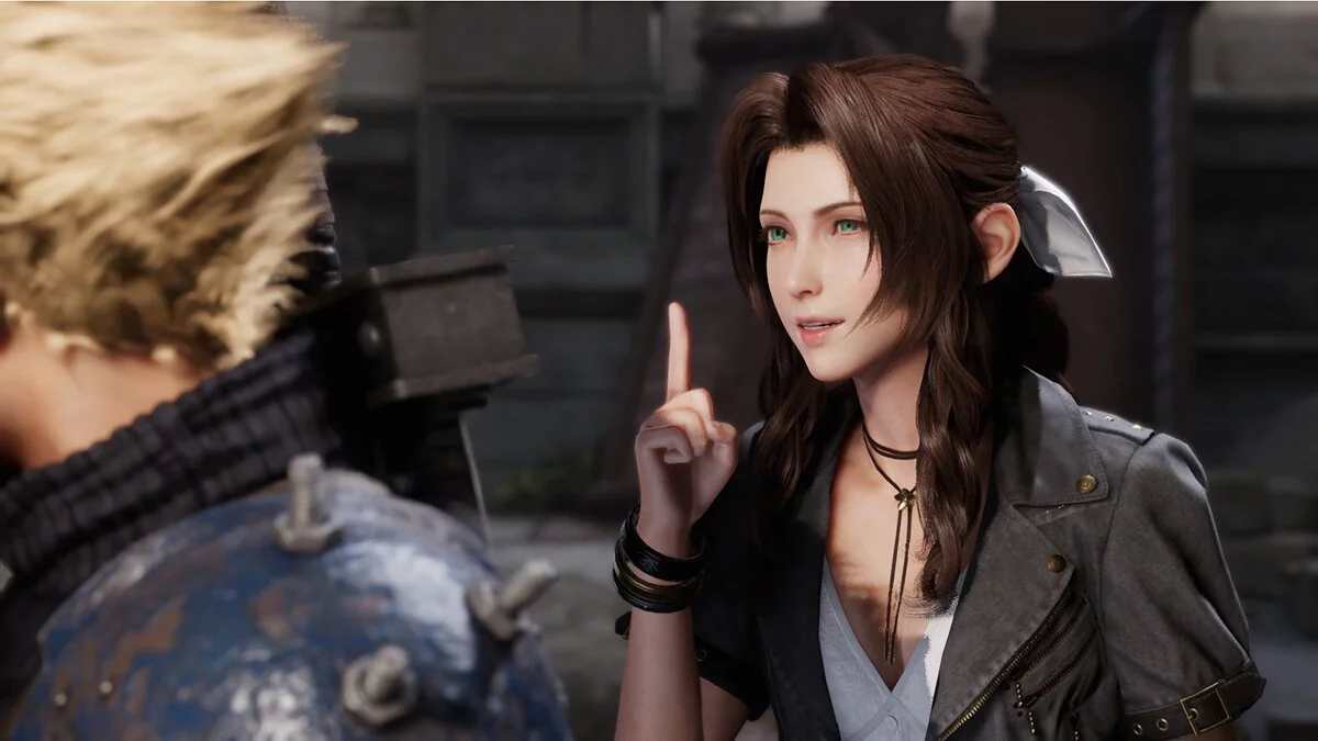 Final Fantasy VII Remake — Conjunto negro para Iris