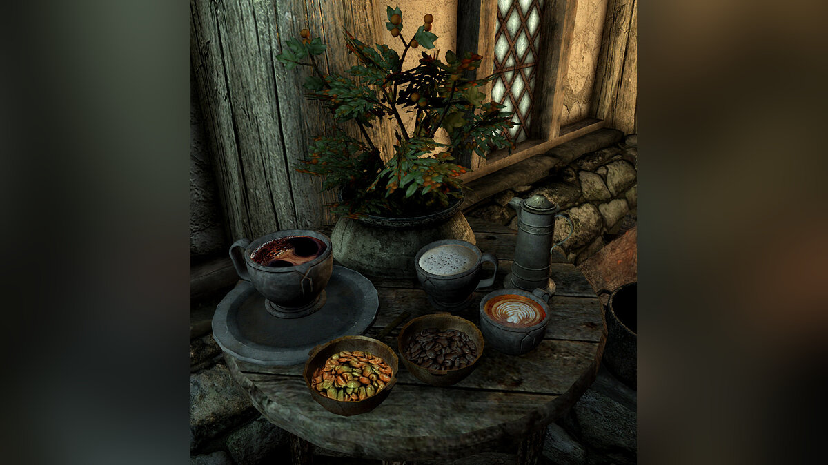 Elder Scrolls 5: Skyrim Special Edition — Tamrielian coffee and tea