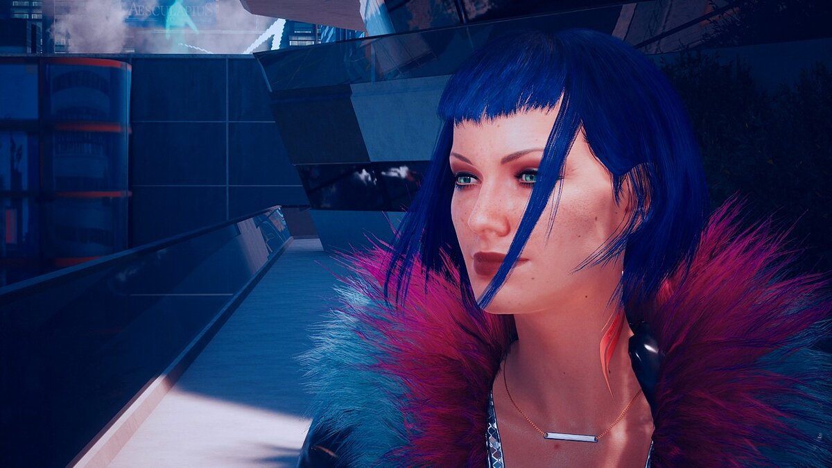 Cyberpunk 2077 — Artificial wind effect for hair