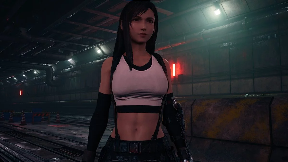 Final Fantasy VII Remake — Los hermosos abdominales de Tifa