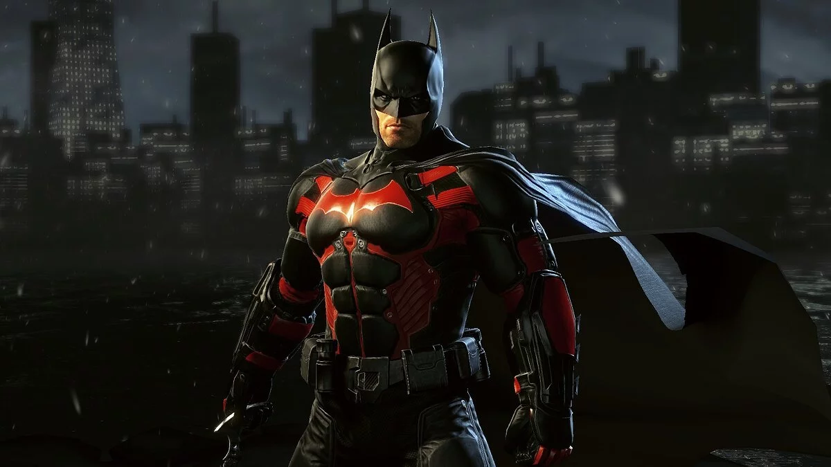 Batman: Arkham Origins — Traje estándar negro y rojo