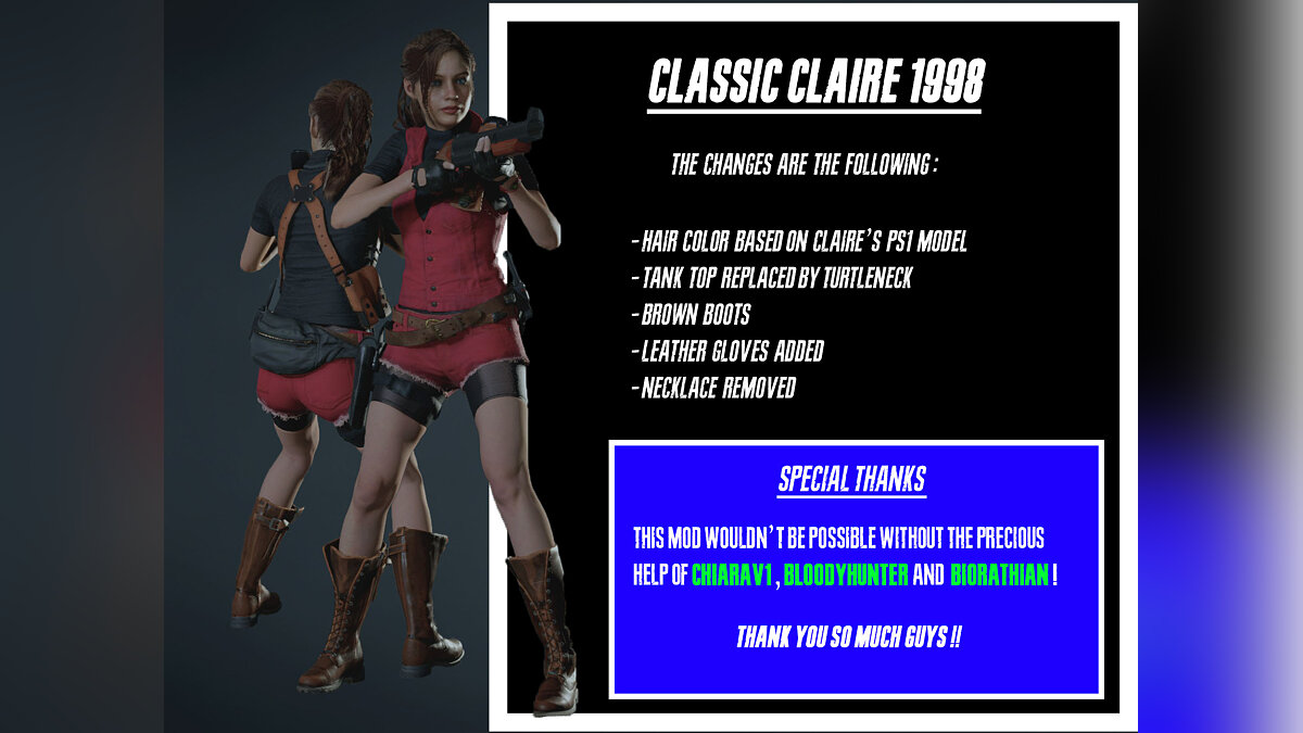 Resident Evil 2 — Classic Claire 1998