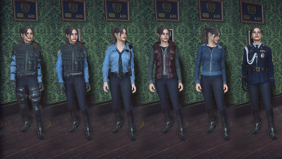 Resident Evil 2 — Clare Mounted Policeman Uniform