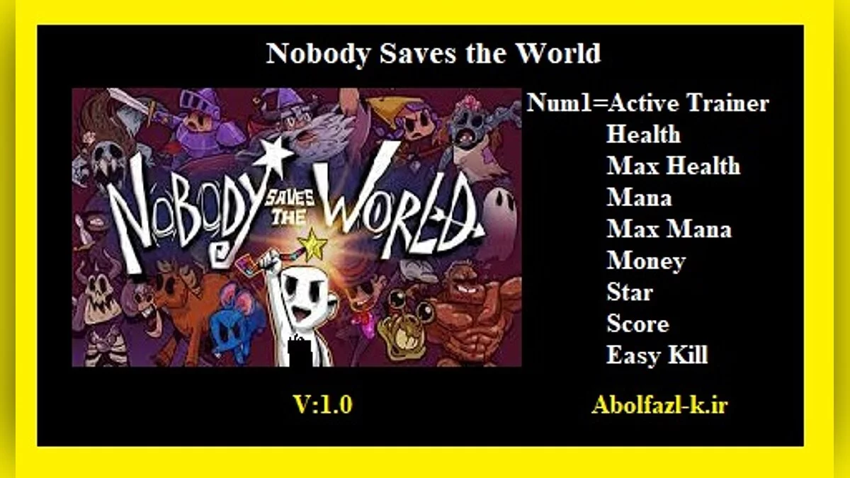 Nobody Saves the World — Trainer (+8) [1.0]