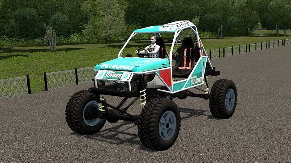 City Car Driving — Crawler (buggy de patrulla)