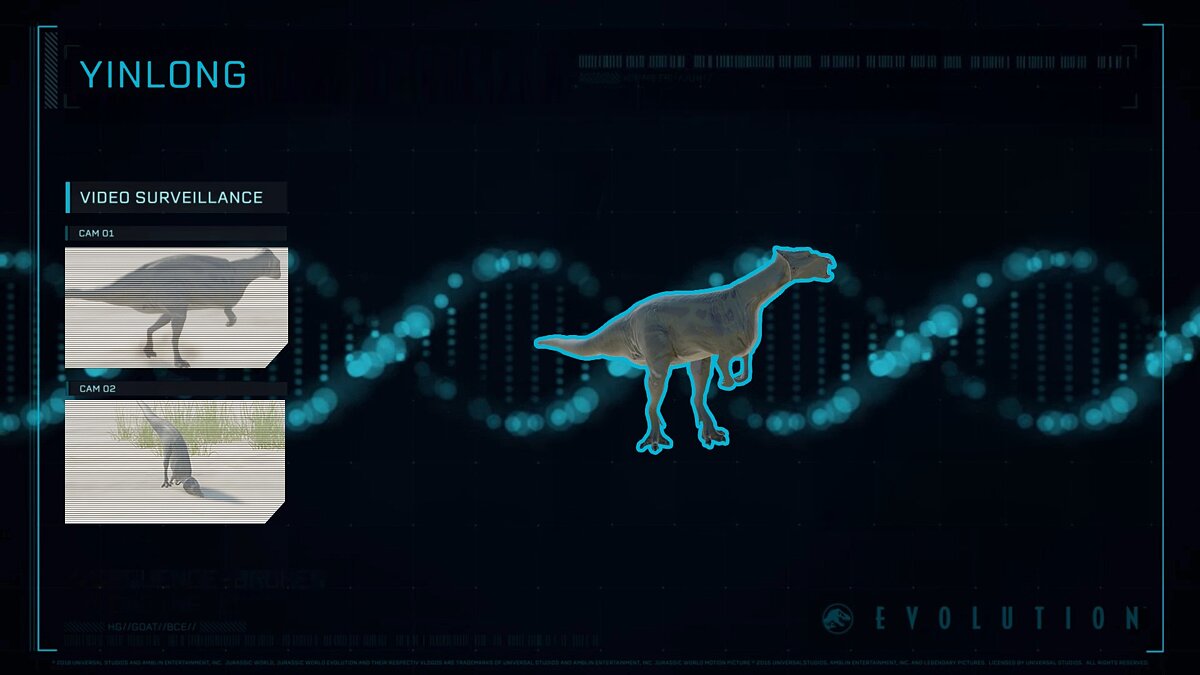 Jurassic World Evolution — Yinlong (new species)