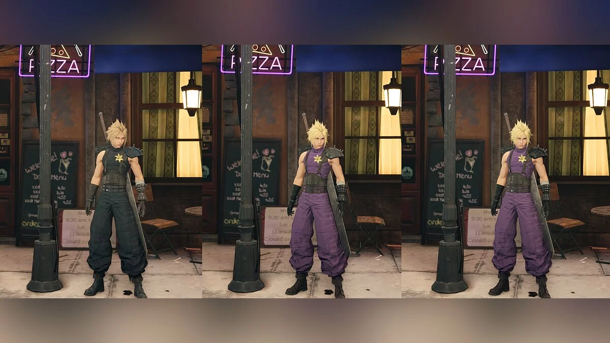 Final Fantasy VII Remake — Новый костюм с ярко-желтыми волосами