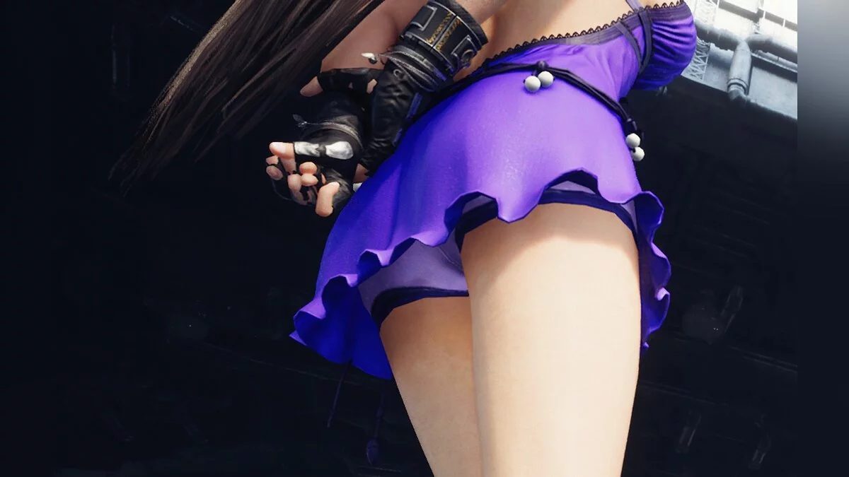 Final Fantasy VII Remake — Purple panties for Tifa