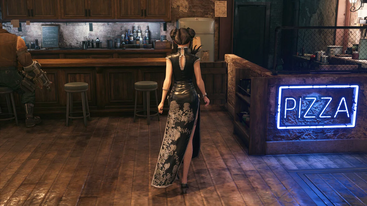 Final Fantasy VII Remake — Tifa's black and silver dress