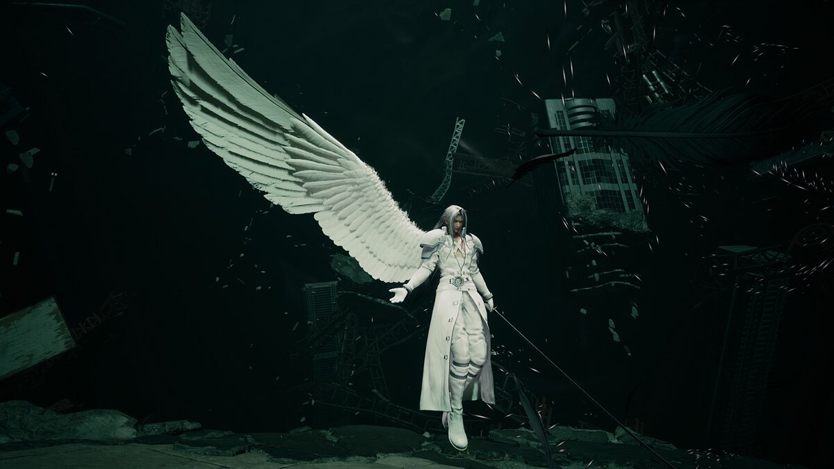 Final Fantasy VII Remake — White angel Sephiroth