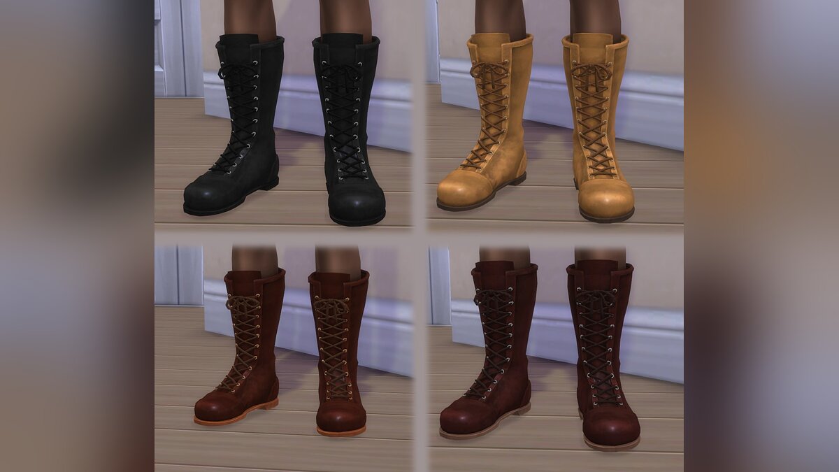 The Sims 4 — Lace-up boots