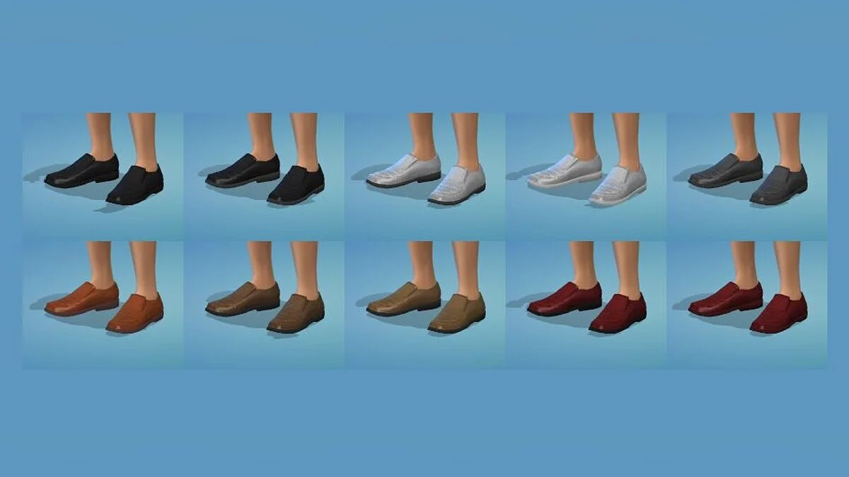 The Sims 4 — zapatos formales