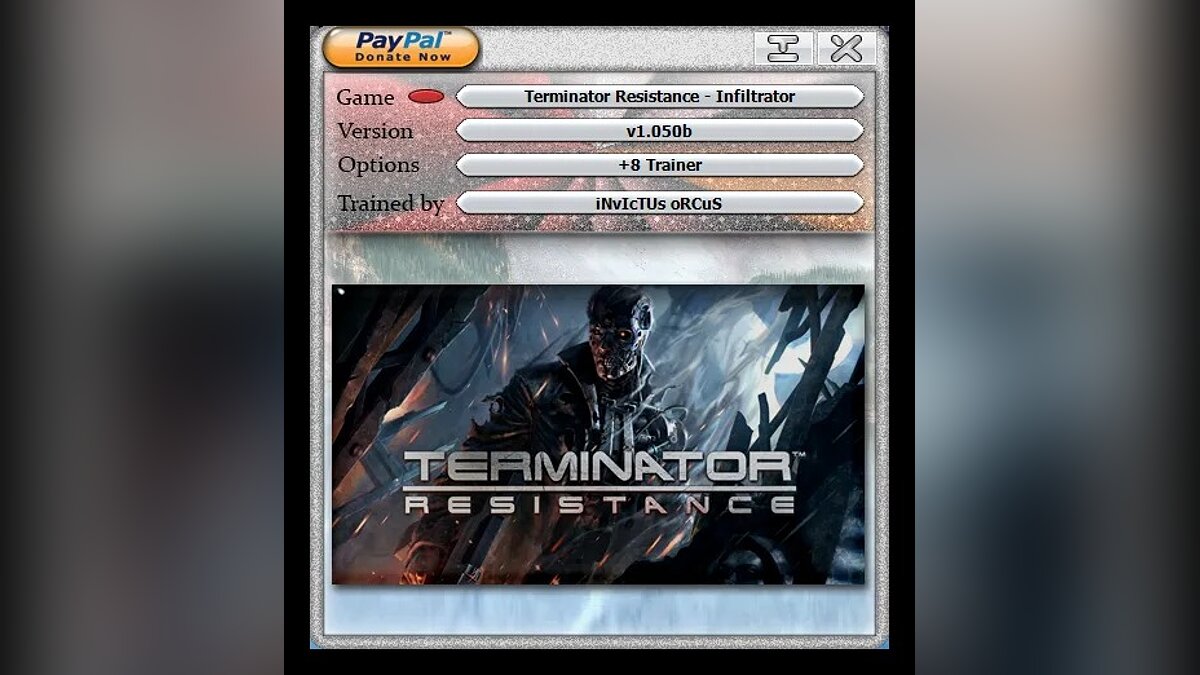 Terminator: Resistance — Trainer (+7) [1.027 - UPD: 01/26/2022]