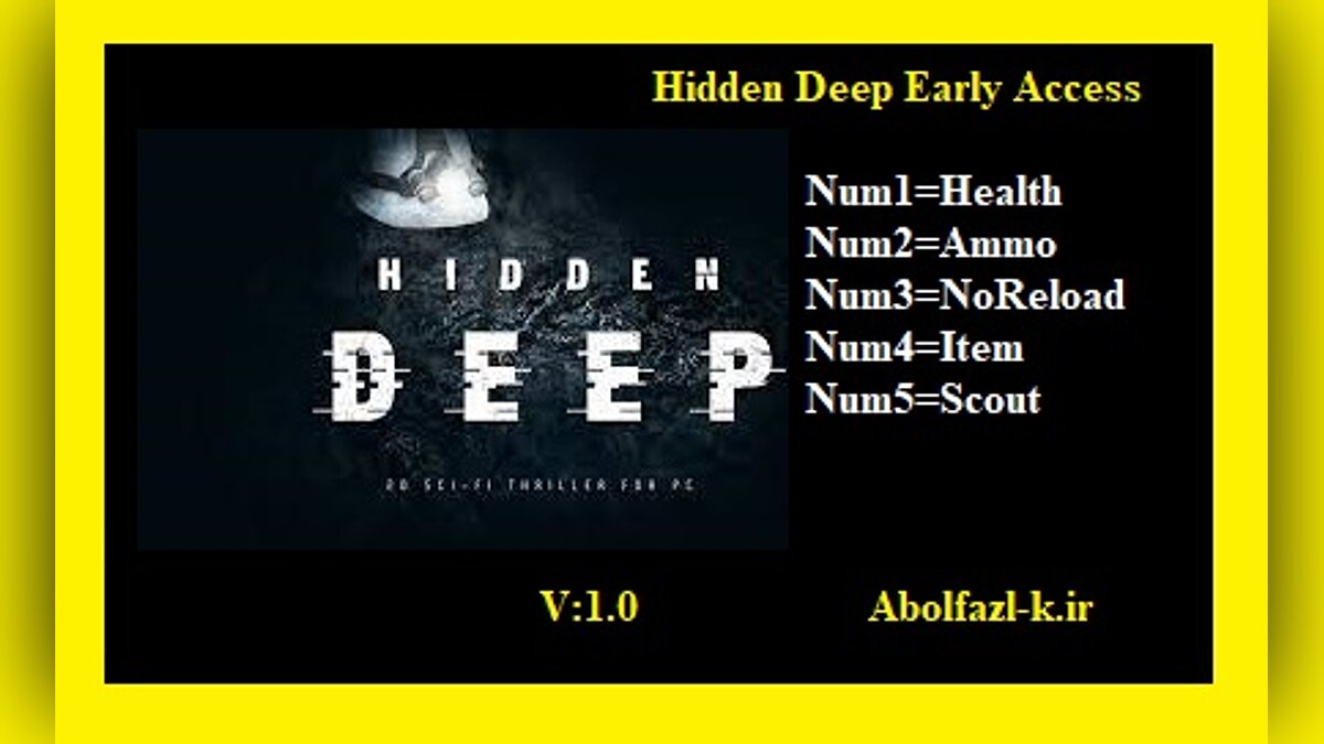 Hidden Deep — Trainer (+5) [EA: 1.0]