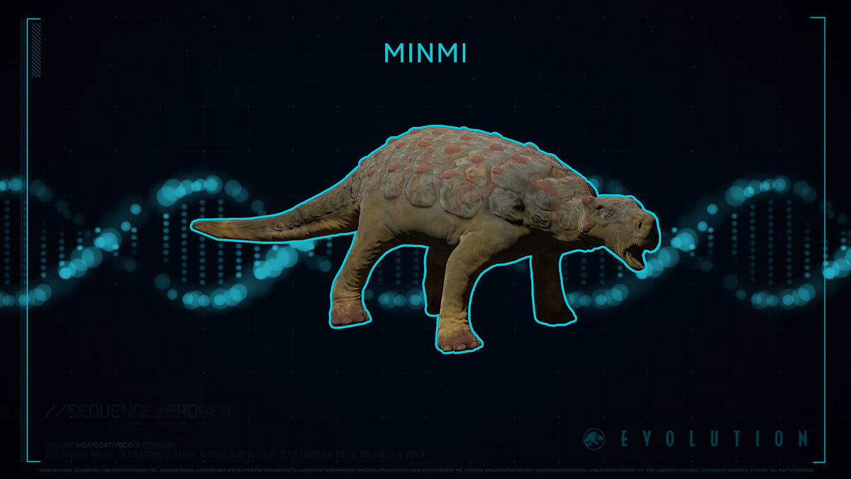 Jurassic World Evolution — New Minmi Species (Oceania Set)