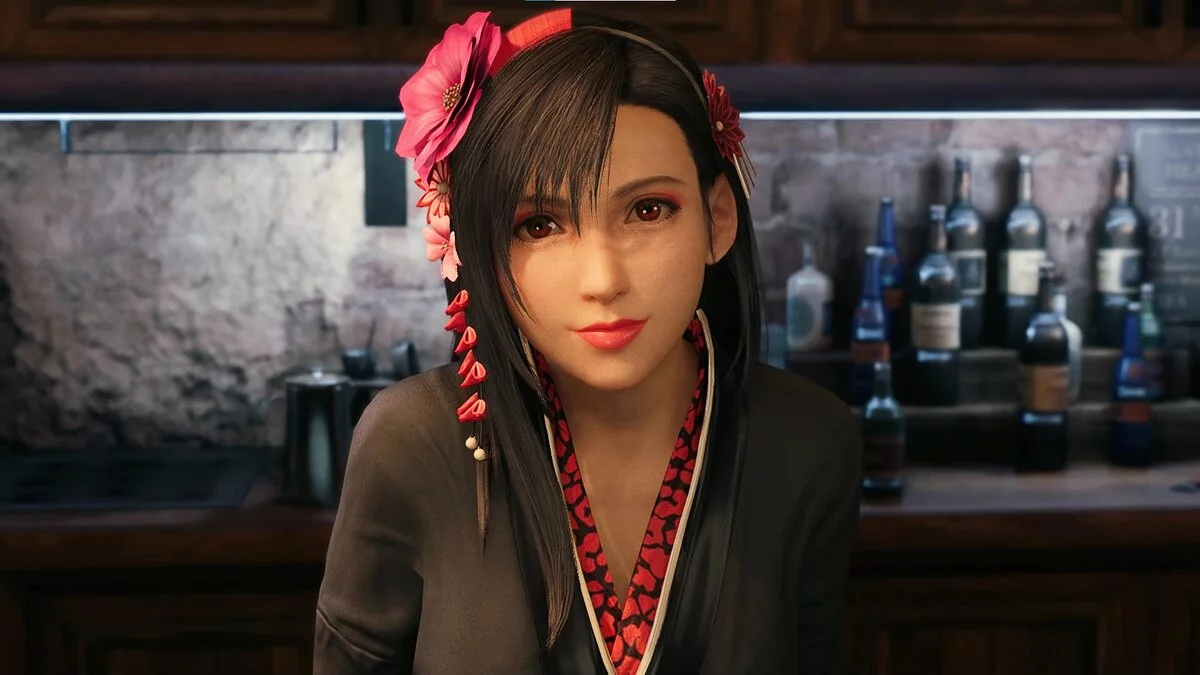 Final Fantasy VII Remake — Tifa's alternate makeup