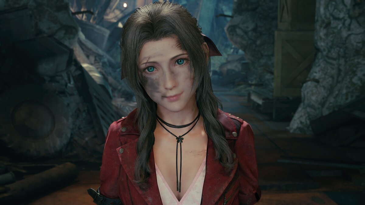 Final Fantasy VII Remake — Iris's dirty dress