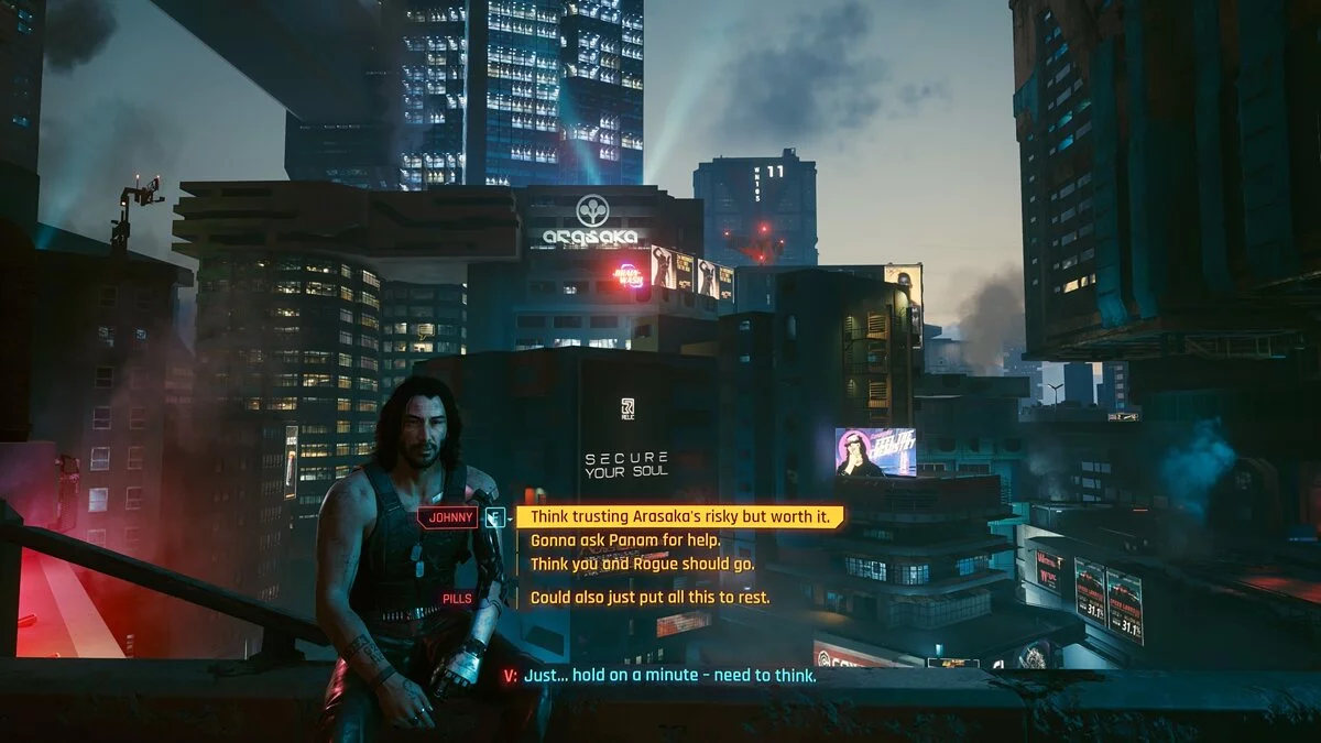 Cyberpunk 2077 — Save before the secret ending