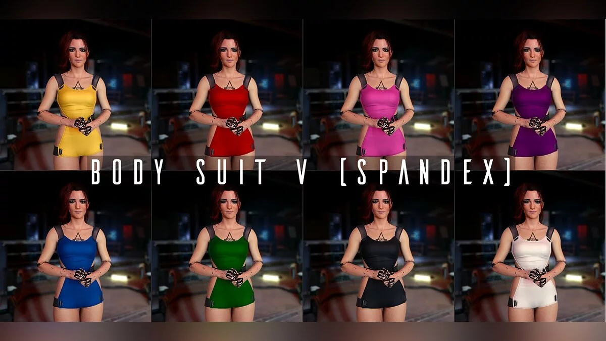 Cyberpunk 2077 — Bodysuit for V with different colors