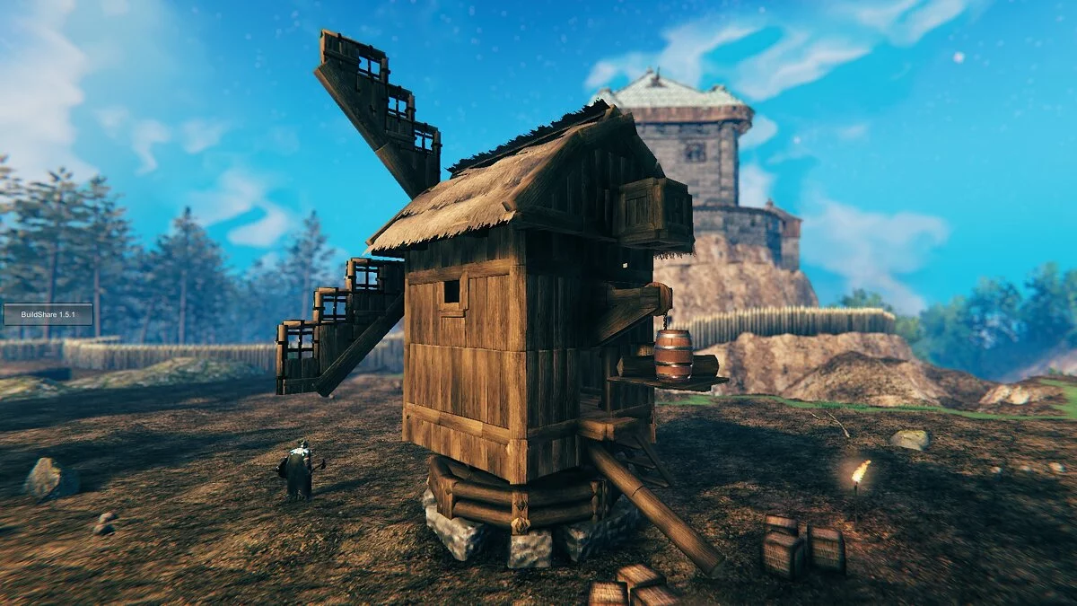 Valheim — Medieval windmill