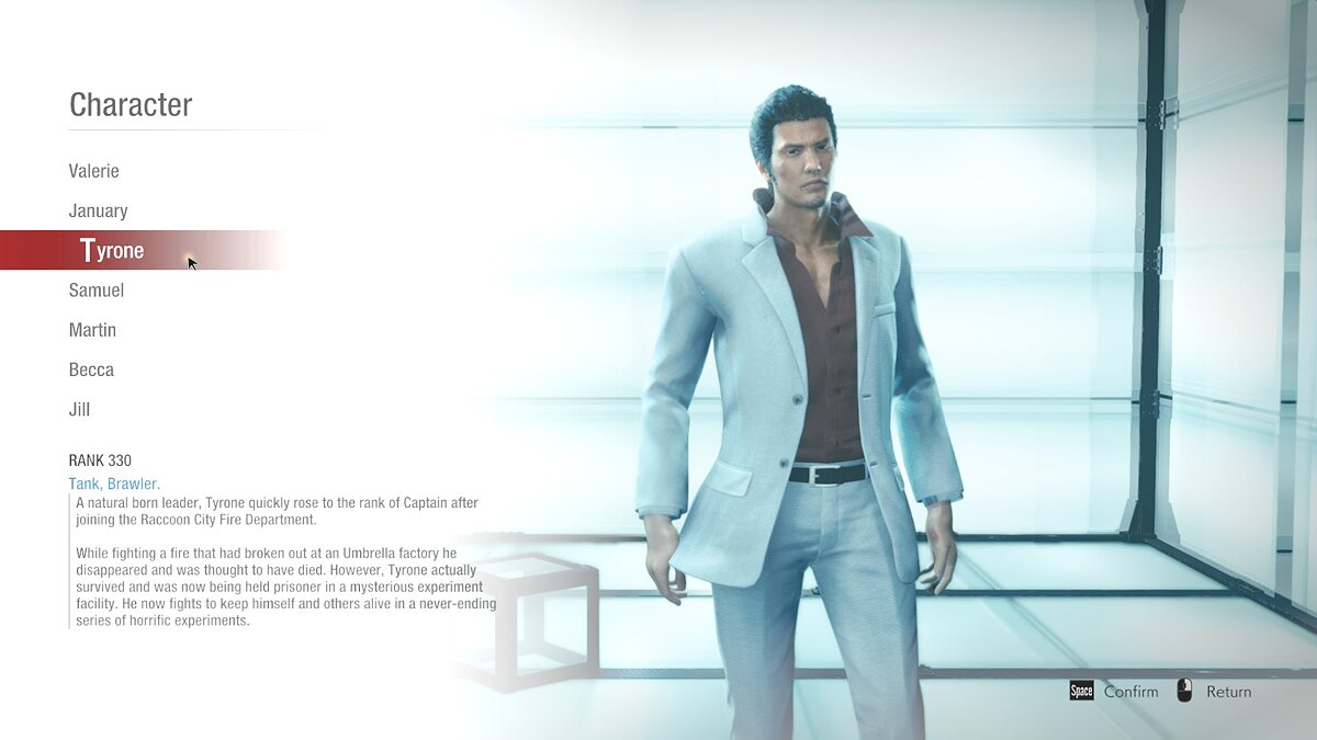 Resident Evil: Resistance — Kazuma Kiryu (Tairona version)