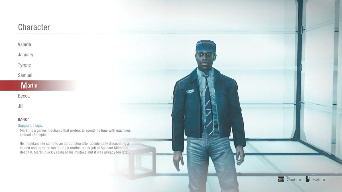 Resident Evil: Resistance — Джим із гри Resident Evil Outbreak