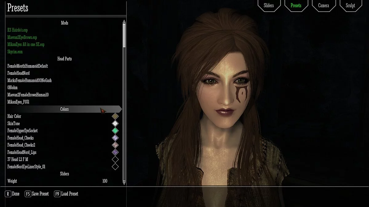 Elder Scrolls 5: Skyrim Special Edition — Реалистичные пресеты персонажей