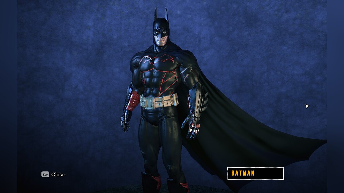 Batman: Arkham Asylum — Red Batman Suit