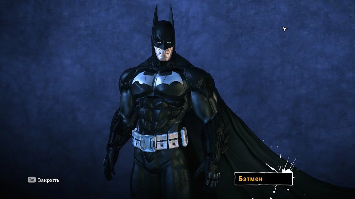 Batman: Arkham Asylum — Black version of the suit v8.05