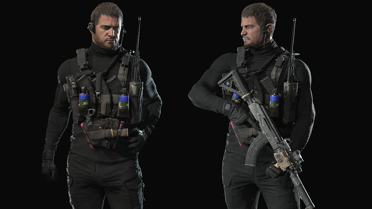 Resident Evil Village — Tactical Chris Redfield throughout the game