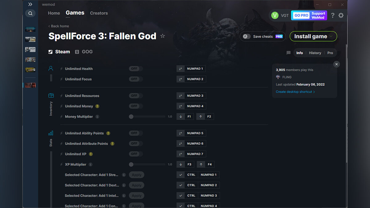 SpellForce 3: Fallen God — Trainer (+15) from 06.02.2022 [WeMod]