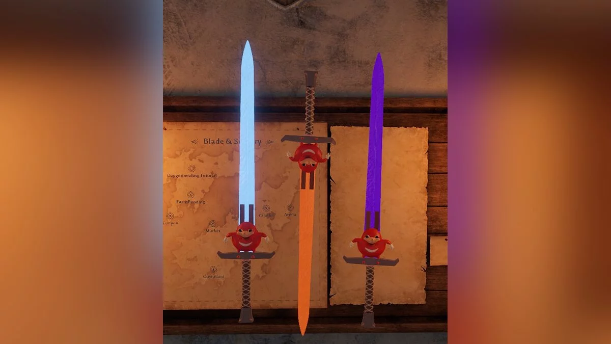 Blade and Sorcery — Sword with "Uganda Knuckles"