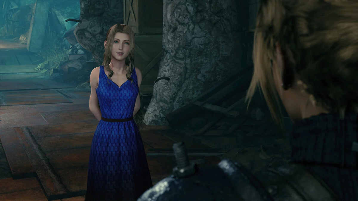 Final Fantasy VII Remake — Iris blue evening dress