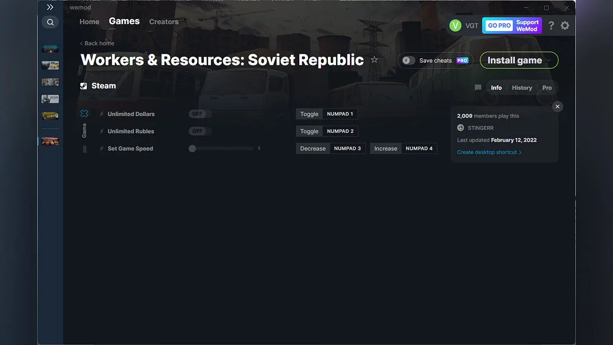 Workers &amp; Resources: Soviet Republic — Entrenador (+3) del 12/02/2022 [WeMod]