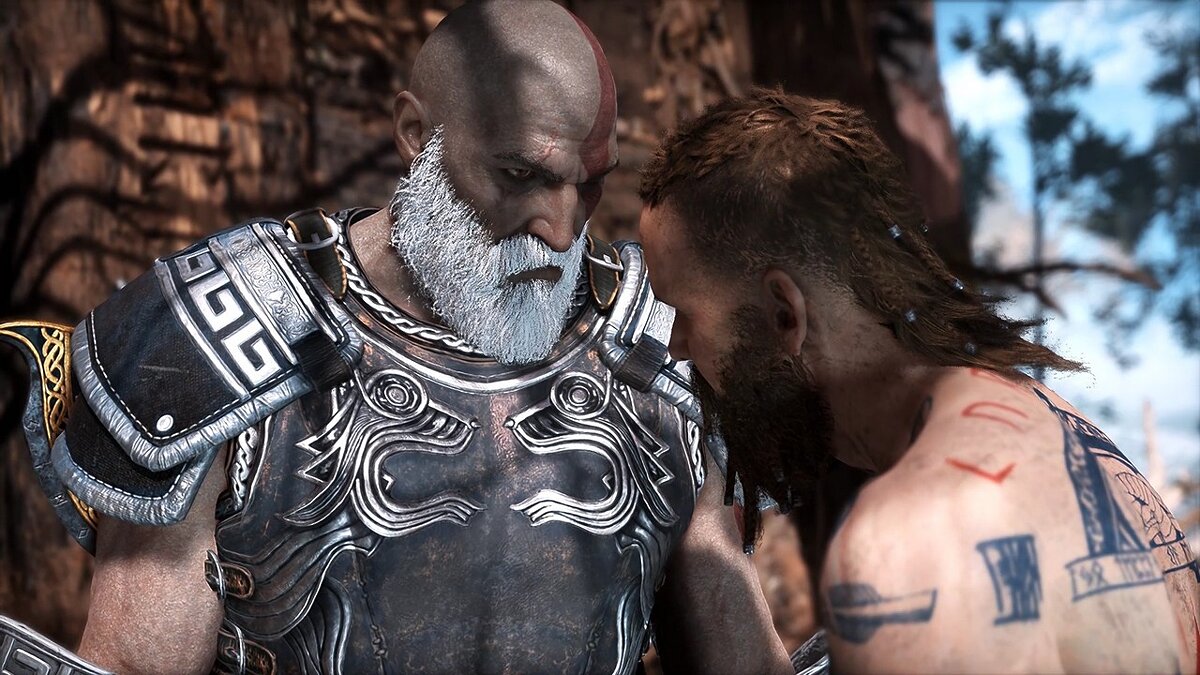 God of War — White and black beards