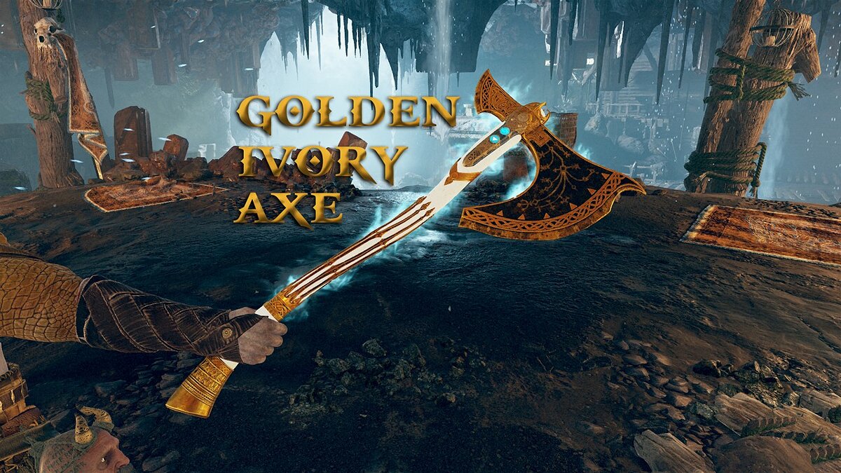 God of War — Golden ivory ax